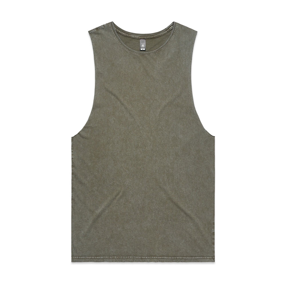 Mens Stone Wash Barnard Tank – Custom Merch